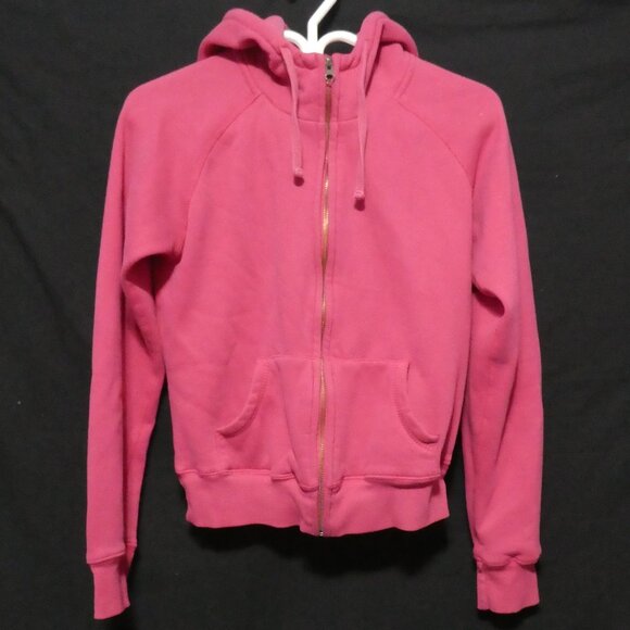 URBAN BEHAVIOR | medium | Pink Full Zip-Hooded Sweatshirt / Hoodie | Pockets - Picture 2 of 15
